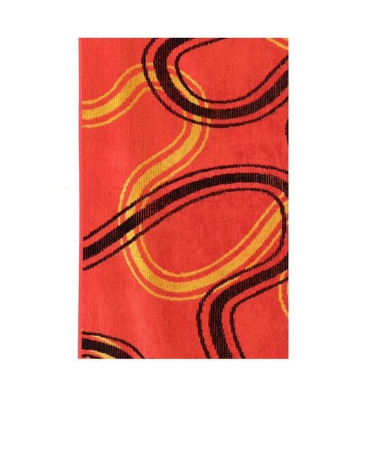 Vivienne Westwood Red Orb Pattern Beach Towel for men