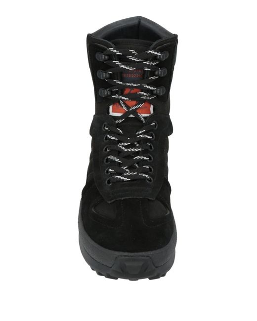 Maison Margiela Black Leather Hiking Boots