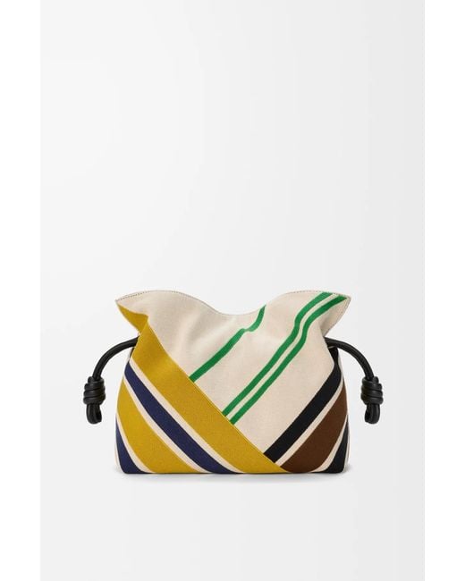 Loewe Red Medium Flamenco Clutch Bag