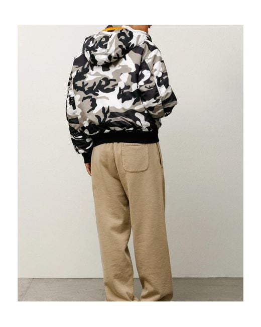 Stussy Black Flight Bomber for men