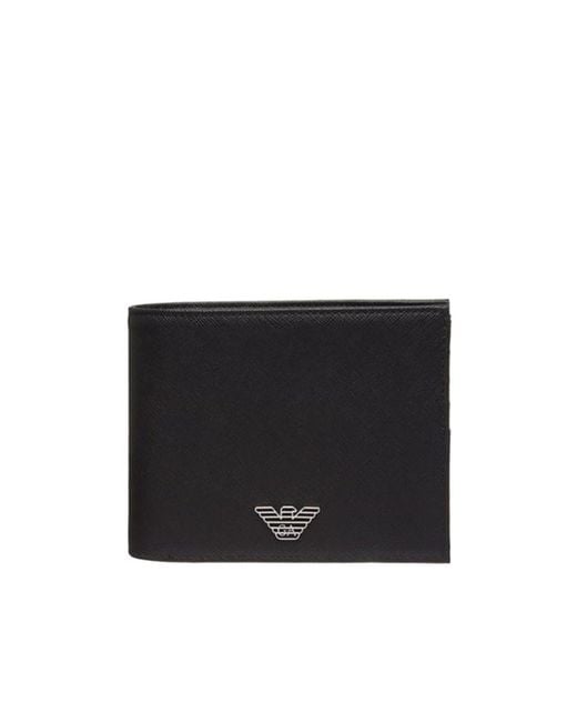 Emporio Armani Black Logo Wallet for men