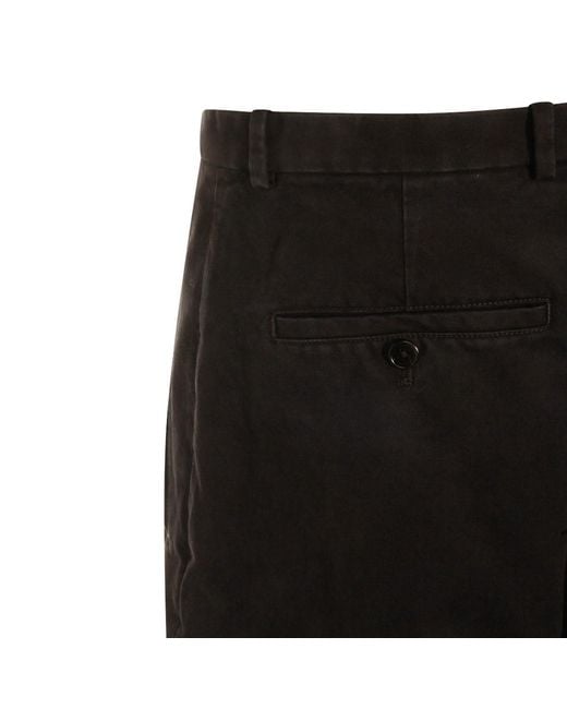 Jil Sander Black Tailored Pants for men