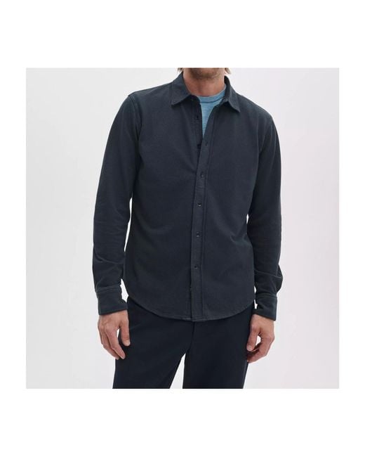 Rag & Bone Blue Long-Sleeved Shirt for men
