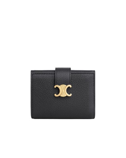 Céline Black Fine Strap Wallet Nino