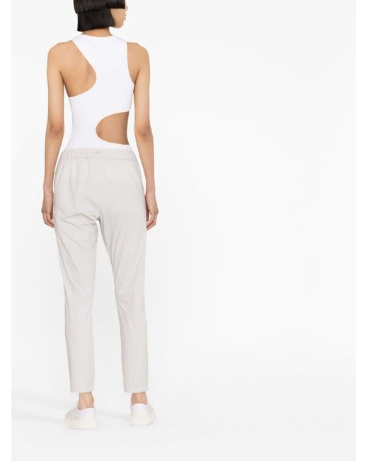 Herno Gray Ultralight Drawstring Trousers
