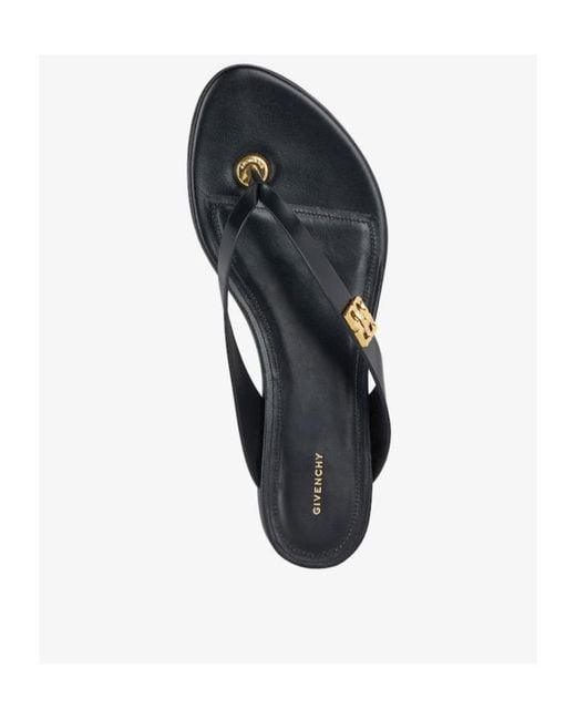 Givenchy Multicolor 4G Liquid Thong Sandals