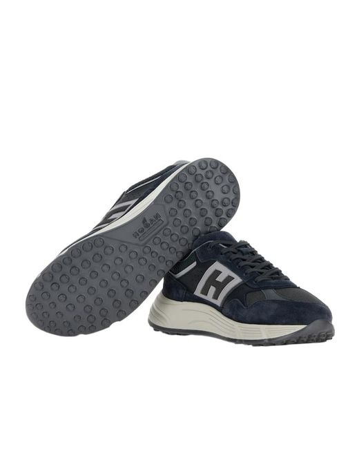 Hogan Blue Hyperlight Lace-Up Sneakers for men