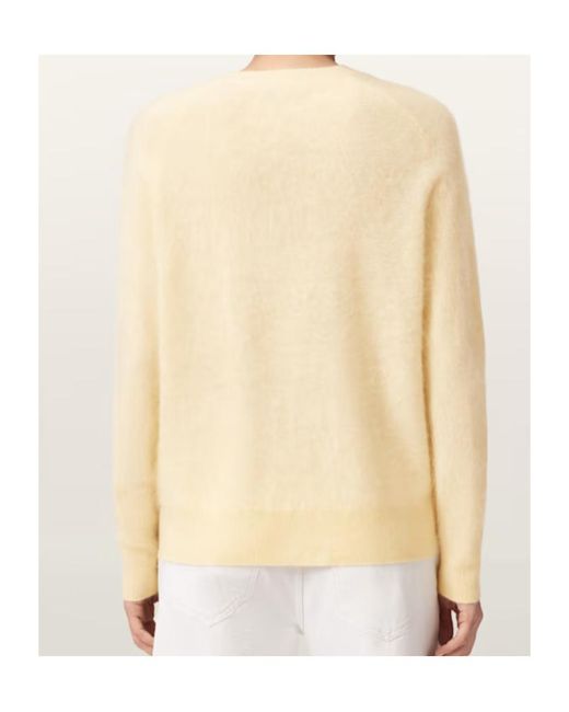 AllSaints Natural Rebel Cashmere Crew Neck Jumper