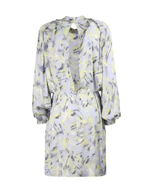 IRO White A Printed Dress