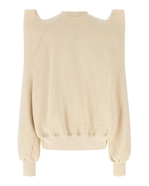 Rick Owens Natural Tecsweat Sweatshirt