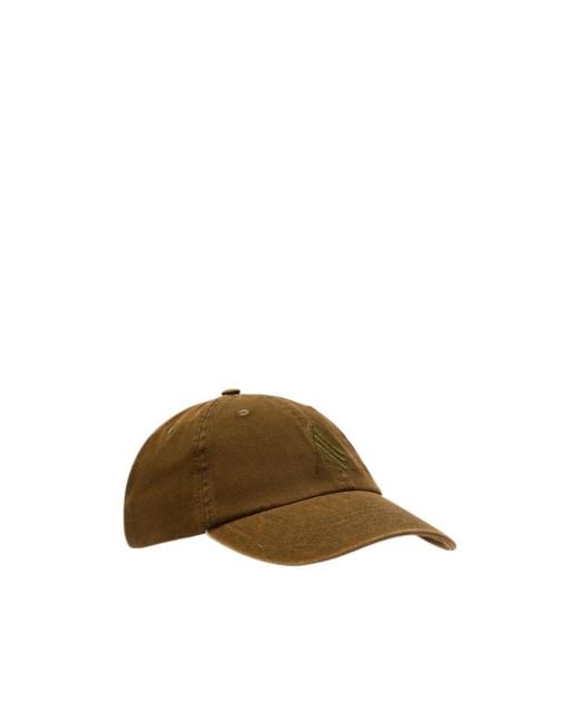 The Attico Brown The Logo Embroidered Cap