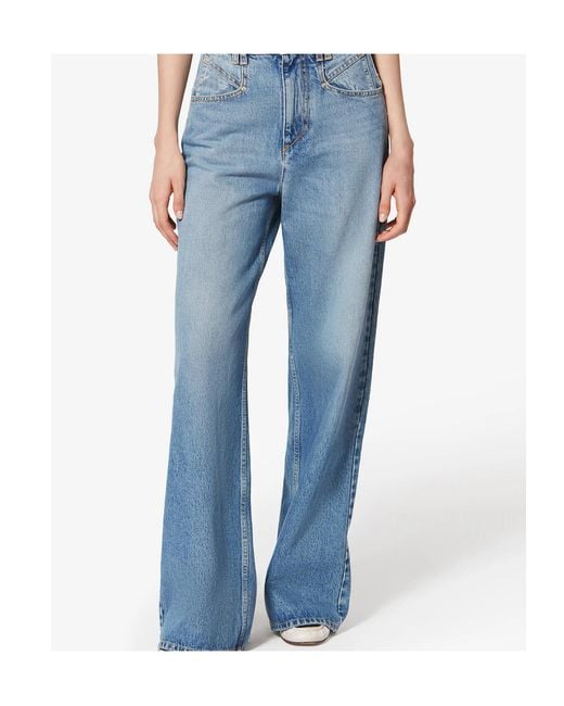 Isabel Marant Blue Lemony Denim Jeans