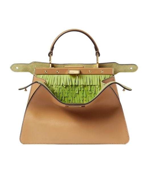 Fendi Metallic Small Peekaboo Iseeu Tote Bag