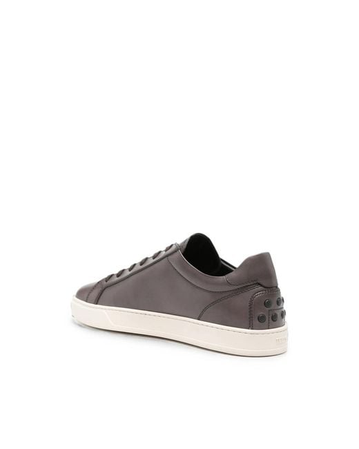 Tod's Brown Gommino Low-Top Sneakers for men