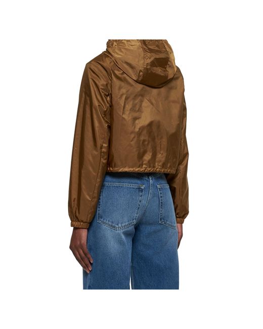 Prada Brown Lightweight Re-Nylon Jacket