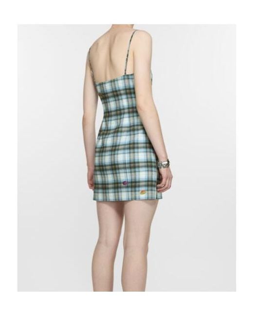 Acne Blue Suspender Dress