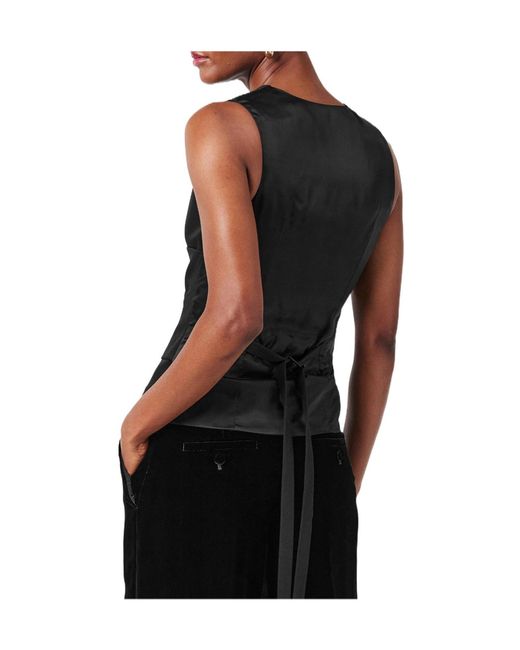 McQueen Black Sleeveless Vest