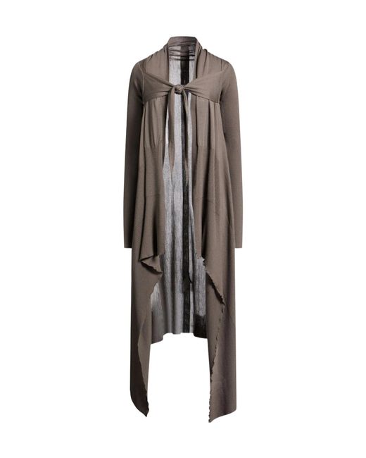Rick Owens Black Solid Color Cardigans