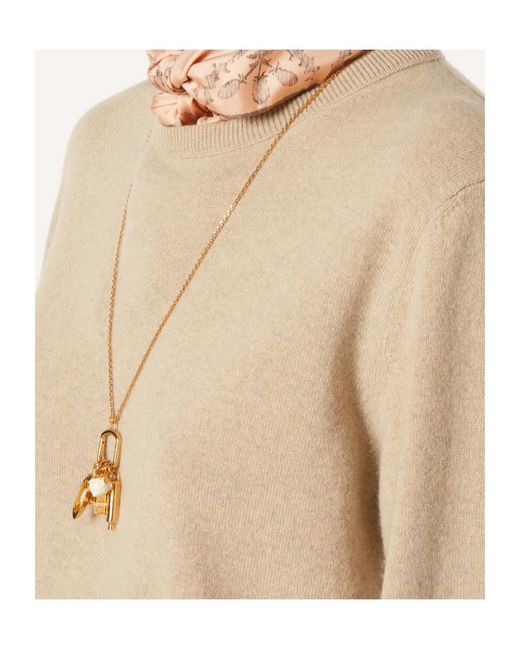 Loro Piana Natural Arona Crew Neck Sweater