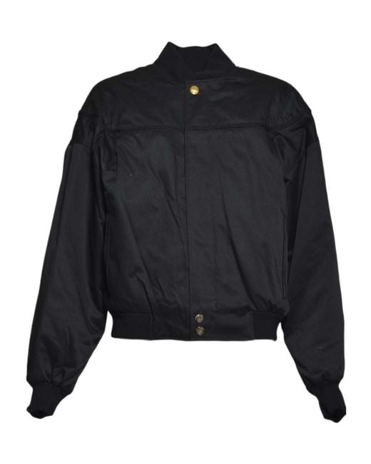 Willy Chavarria Blue Gas Station Bomber Jacket for men