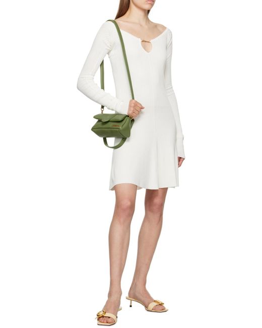 Jacquemus Green Mini Puffed Flap Bag