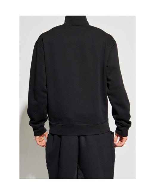 DSquared² Blue Half-Zip Sweatshirt for men