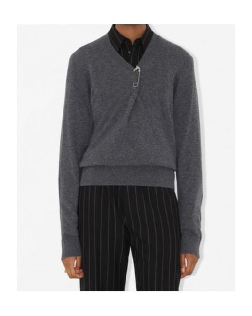 Burberry Gray Cashmere Jumper