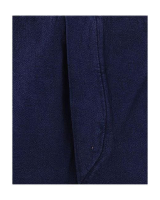 GALLERY DEPT. Blue Logo-Print Deck Shorts for men