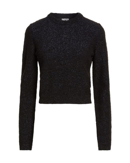 DIESEL Black Two-Tone Jumper