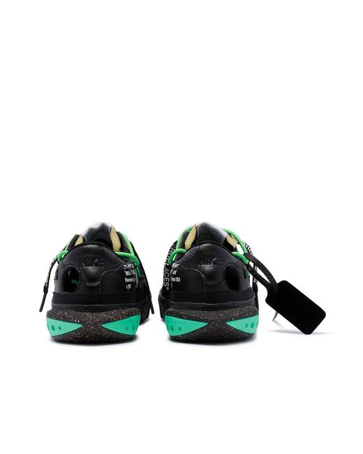 Nike Green X Off- Blazer Low-Top Sneakers for men