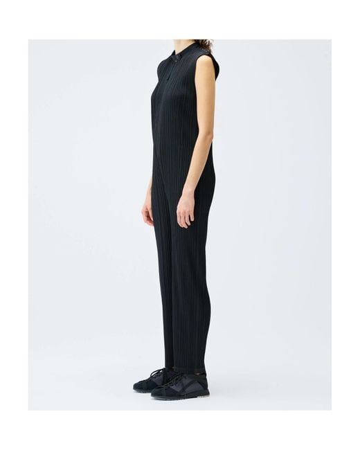 Pleats Please Issey Miyake Black Pleats Please Issey Miyake Monthly Colors September Jumpsuit
