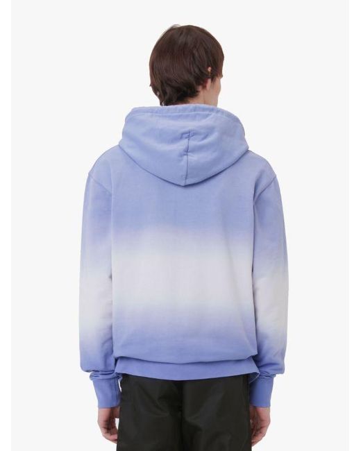 J.W. Anderson Blue Jw Anderson Logo Embroidered Drawstring Hoodie for men