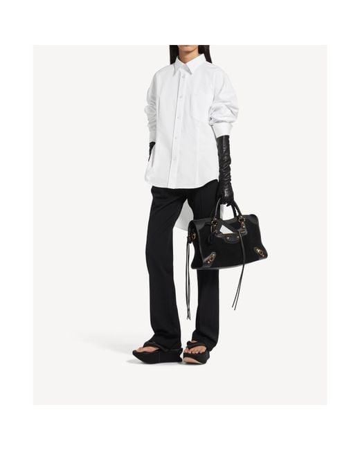 Balenciaga White Oversized Tailored Shirt