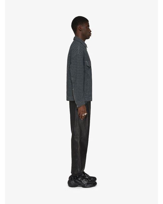 Givenchy Black 4G Embossed Pants for men
