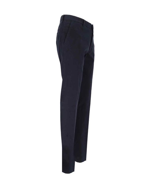 Zegna Blue Belt Loop Track Pants for men