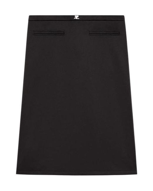 Courreges Black Courrges Interlock Tracksuit Skirt