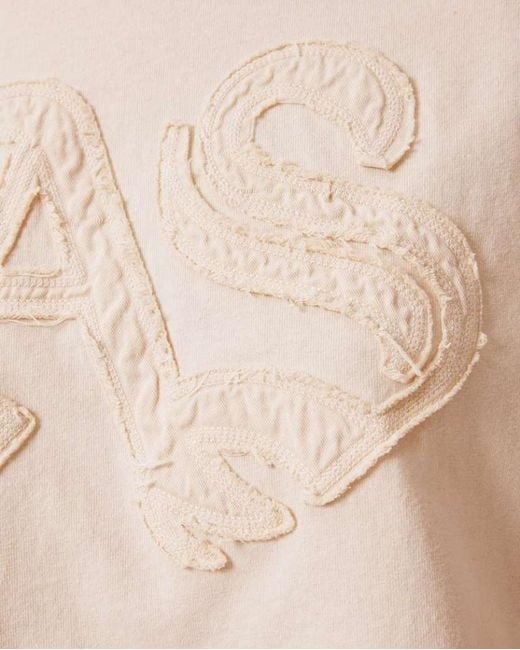 AllSaints Natural Insignia Oversized Etta T-Shirt