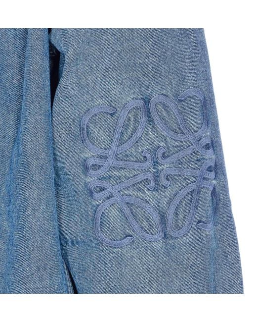 Loewe Blue Anagram Overshirt for men