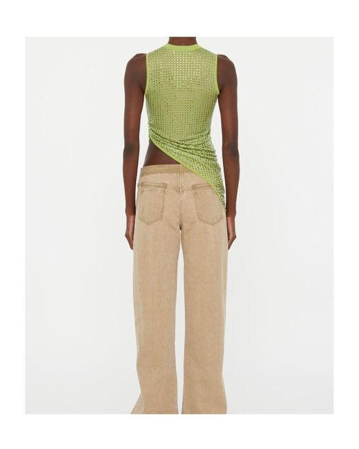 Christopher Esber Green Sequined Vest