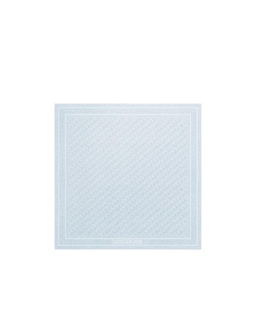 Dior Blue Oblique Natte Shawl
