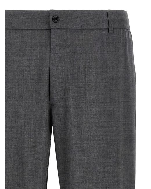 Moncler Gray Belt Loop Casual Pants for men