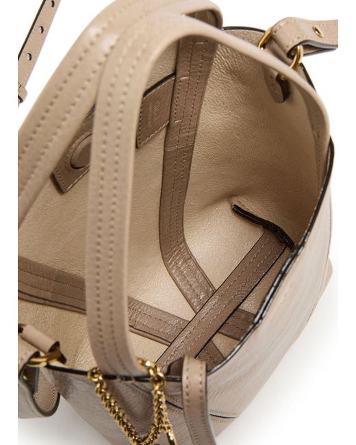 Chloé Natural Spin Grained Leather Tote Bag