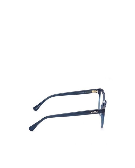 Max Mara White Square Frame Glasses