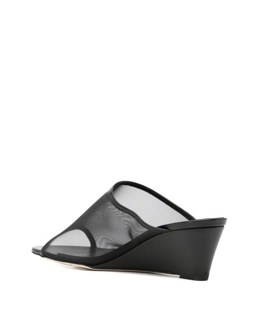 Aeyde Brown Suzanne Wedge Sandals