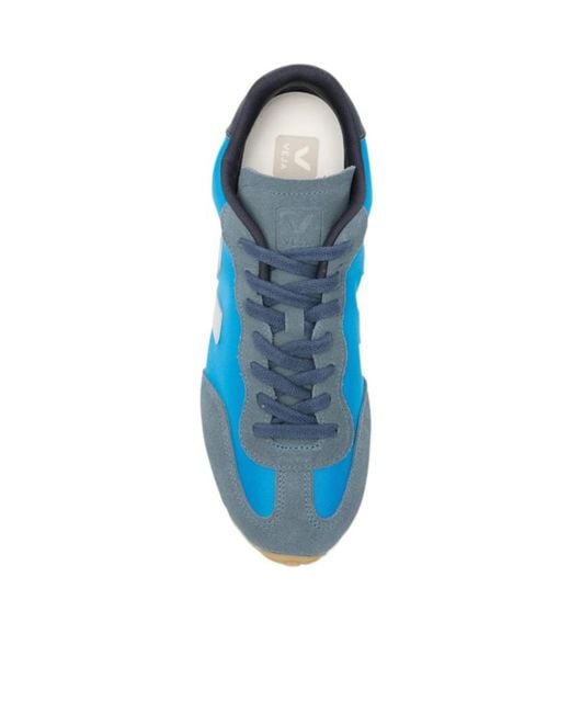 Veja Blue Panelled Sneakers for men