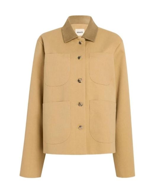 Khaite Natural Collared Casual Jacket