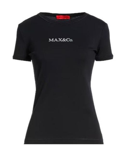 MAX&Co. Black Logo T-Shirt