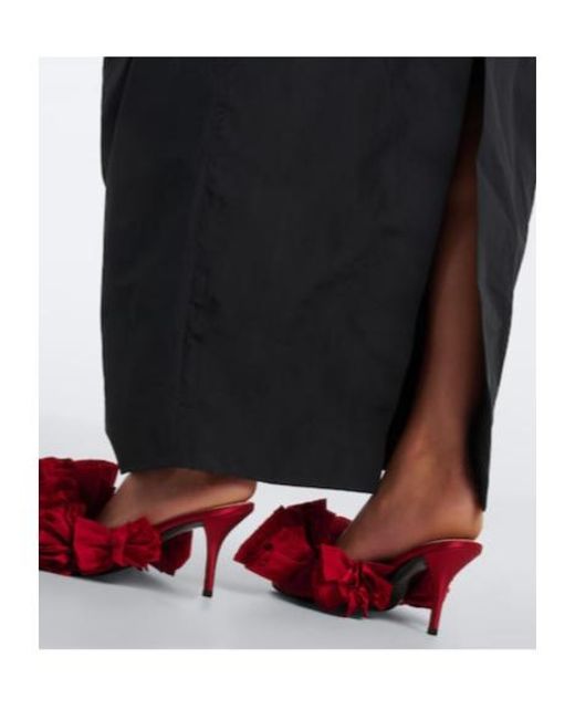 Magda Butrym Black Draped Gown