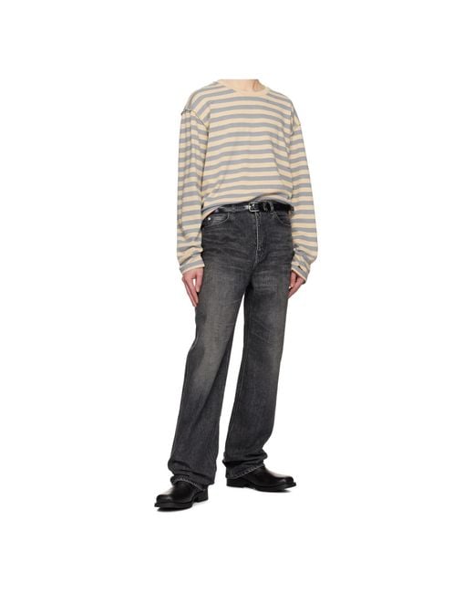 Wooyoungmi White Pin Buckle Belt for men
