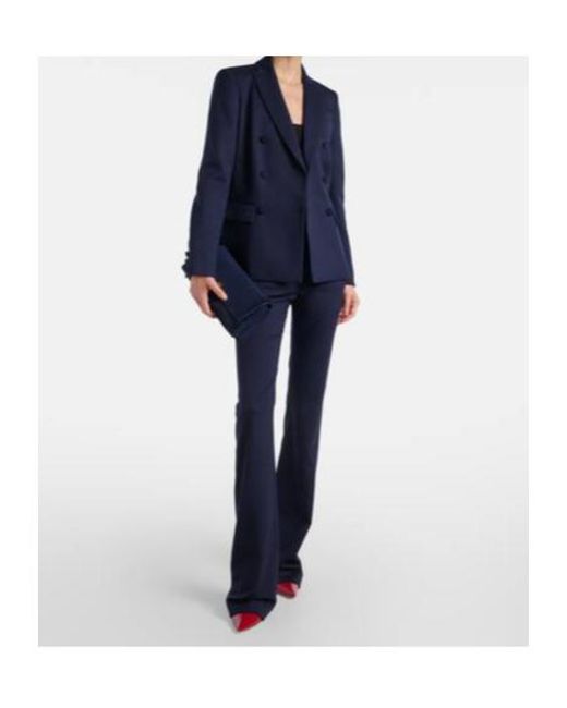 Altuzarra Blue Stretch-Wool Blazer